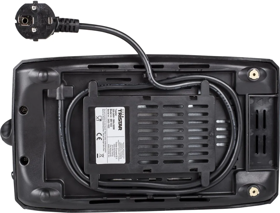 Tristar BR-1022 Broodrooster 800W - 2 Sleuven - RVS
