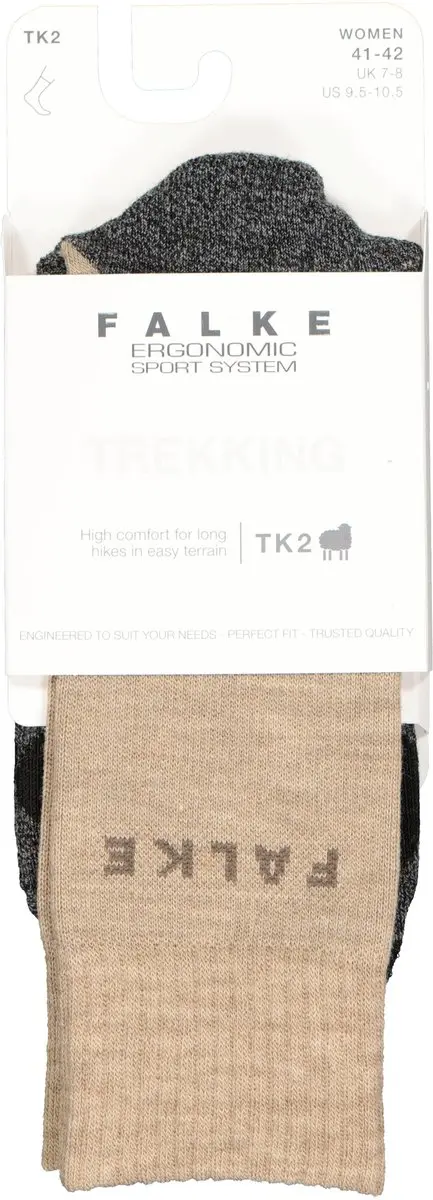 Falke TK2 Wandelsokken dames - Merinowol - Beige - afbeelding 4 van 6