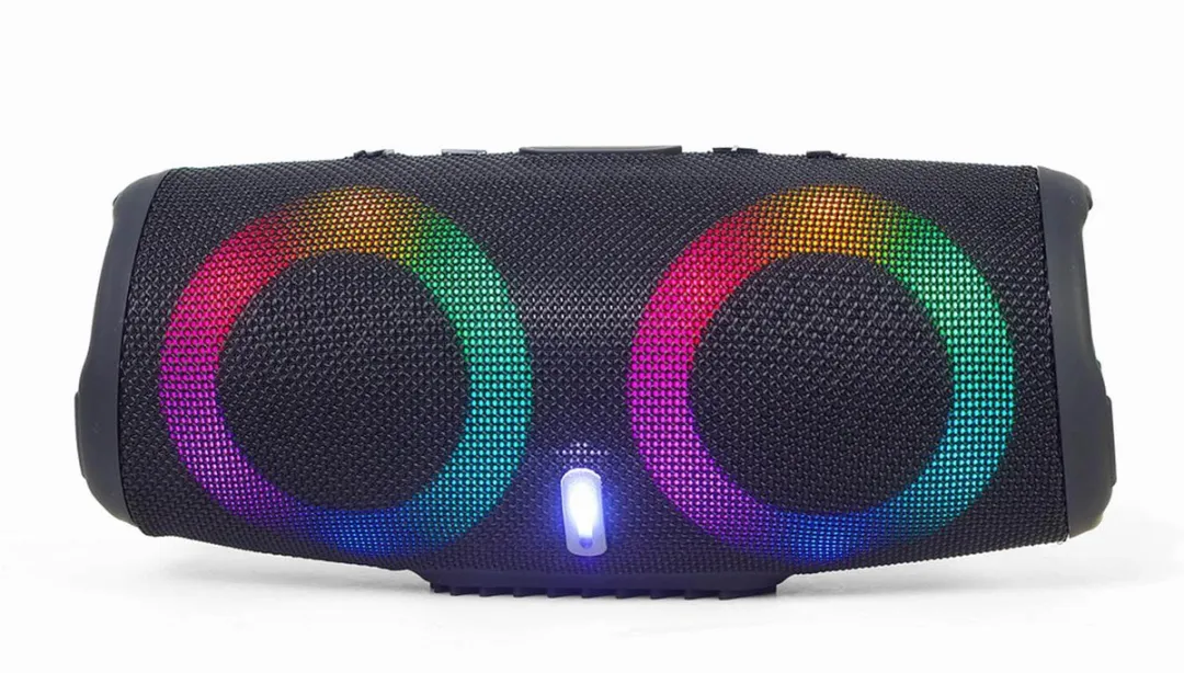 Gembird BT LED Speaker SPK-BT-LED-02 - 10W - Zwart