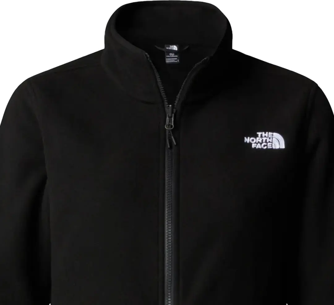 The North Face Glacier Full Zip Fleece Jas Dames - Zwart - afbeelding 4 van 4