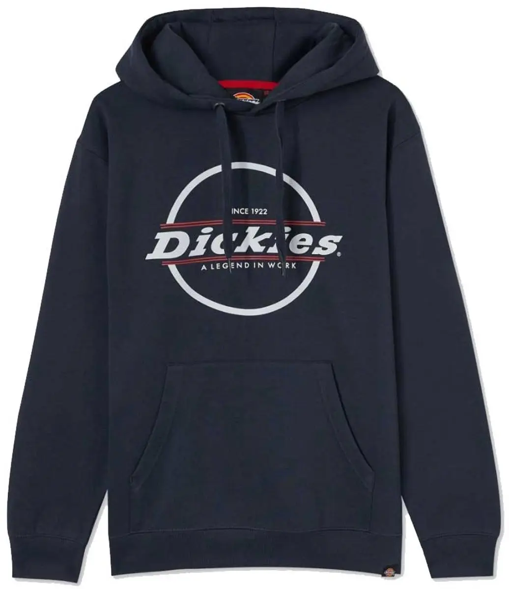 Dickies Towson Graphic Hoodie Navy Blue Sweatshirt Heren