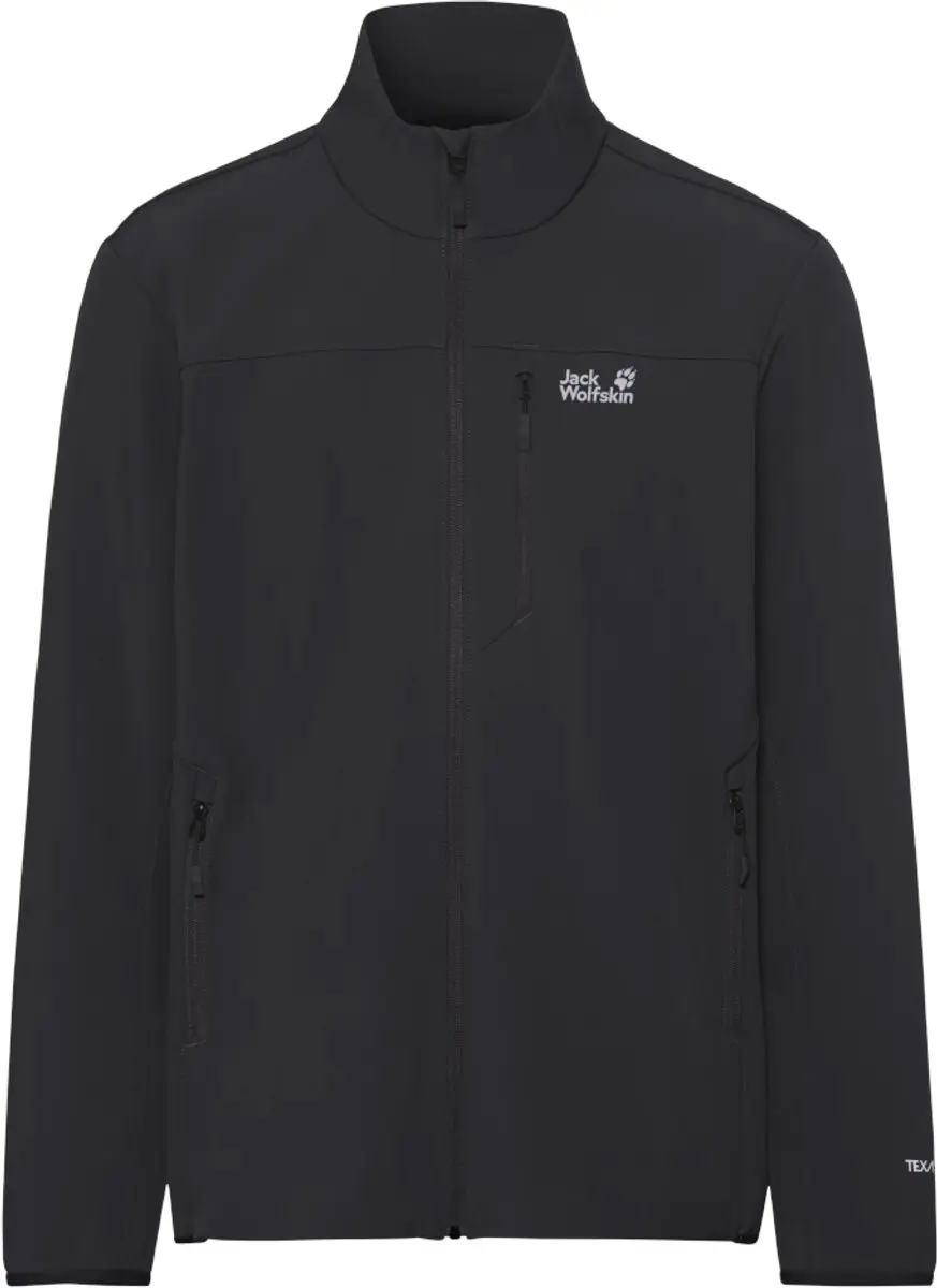 Jack Wolfskin WILD WINDS JKT M Heren Outdoorjas - black