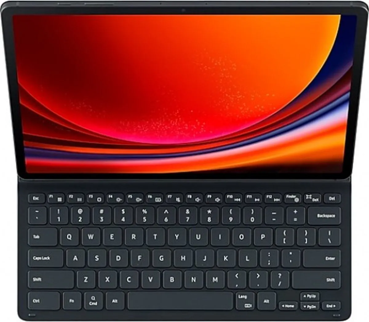 Samsung Galaxy Tab S9 Plus Book Cover Keyboard EF-DX810BBGGDE - Zwart