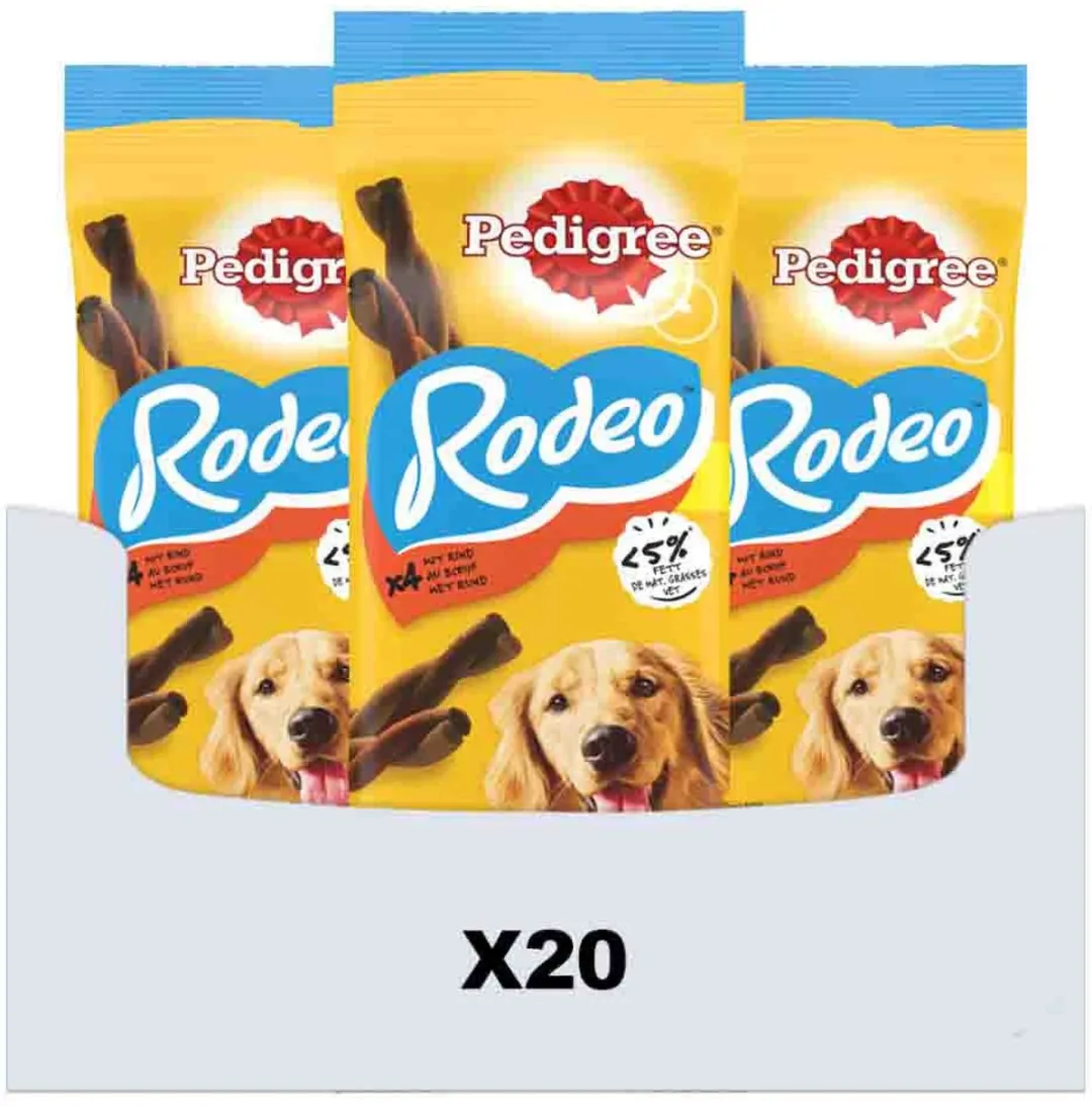 Pedigree Rodeo Snacks Rund - 20 Stuks