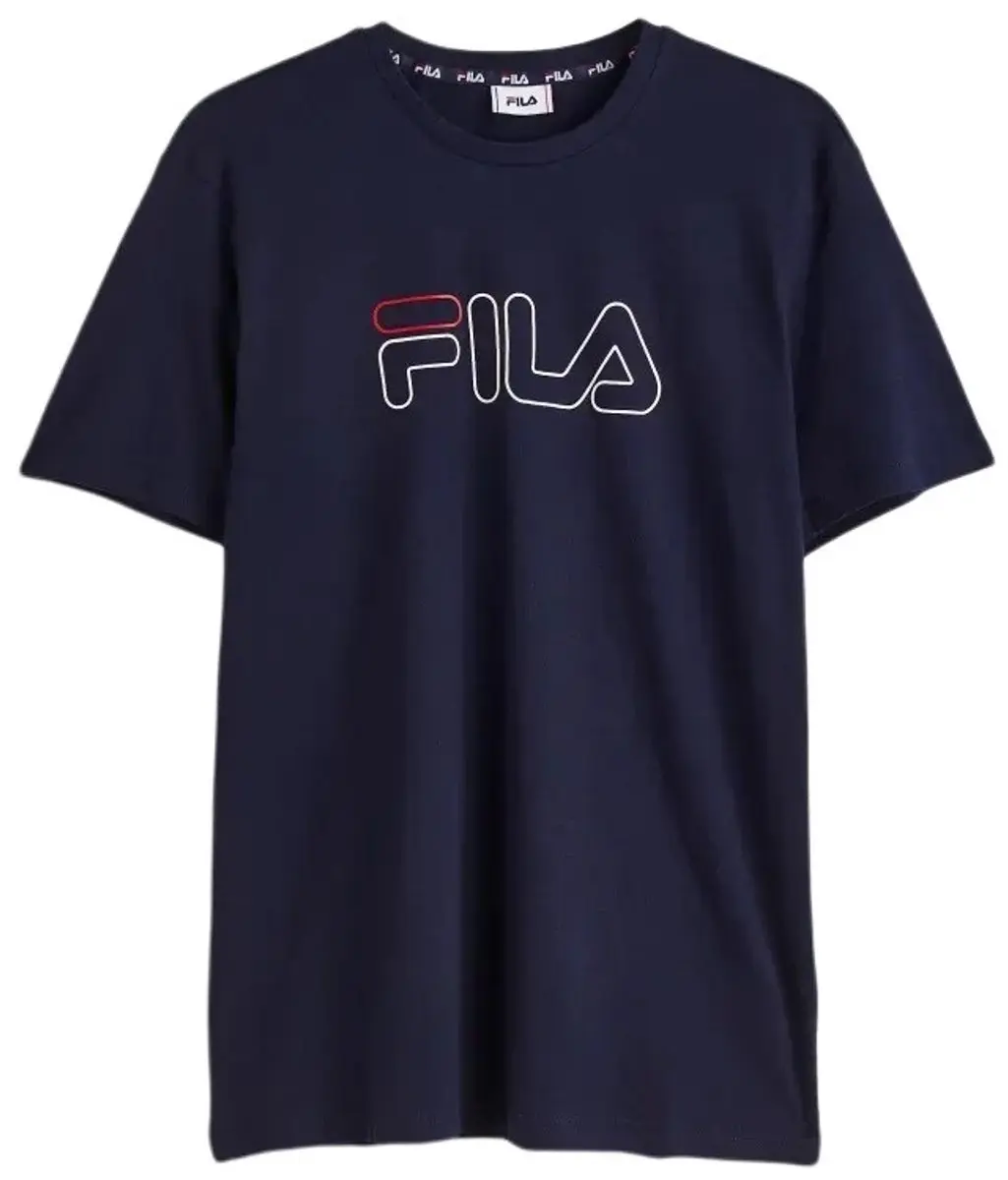 Men’s Short Sleeve T-Shirt Fila 50004 FAM0225 Navy Blue