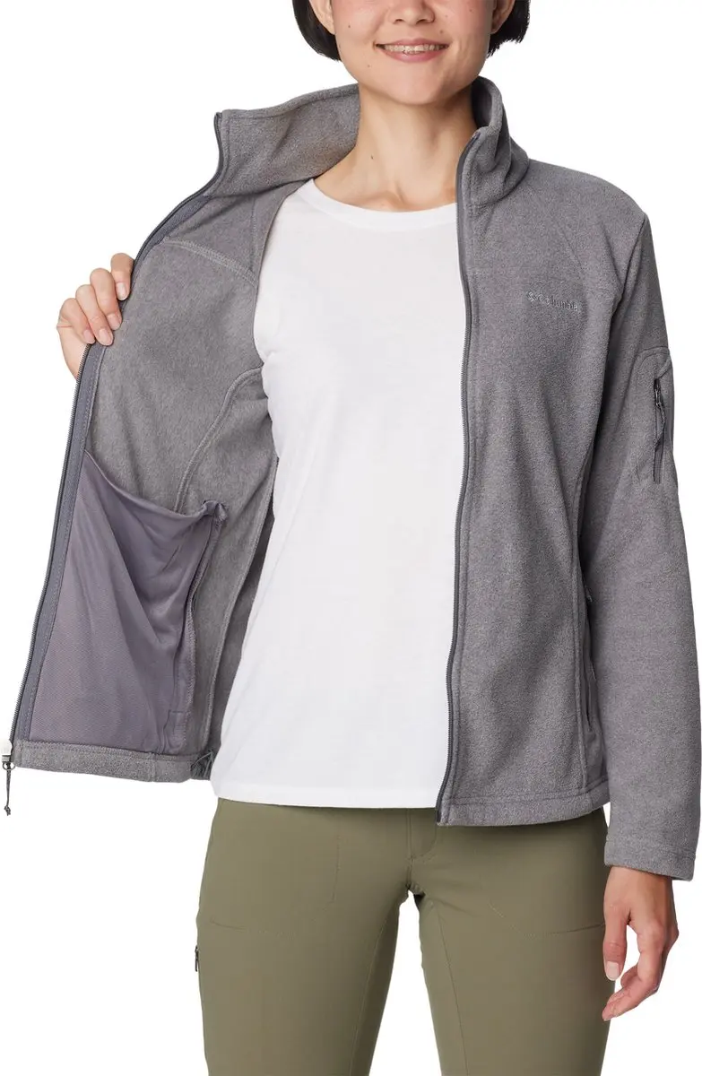 Columbia Fast Trek II Fleecevest Dames - Grijs - XXL - afbeelding 5 van 6