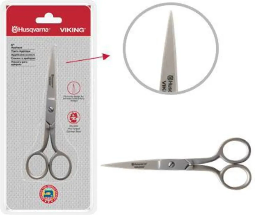 Husqvarna-Viking Borduurschaar 15.2cm - Overwegend wit