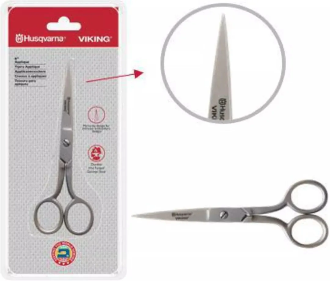 Husqvarna-Viking Borduurschaar 15.2cm - Overwegend wit