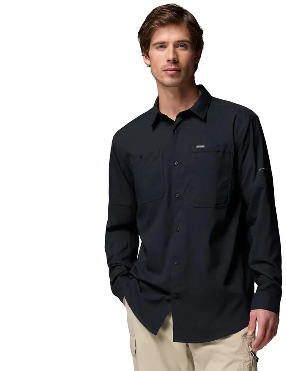 Columbia Silver Ridge™ Utility Ii T-shirt Met Lange Mouwen Zwart 2XL Man