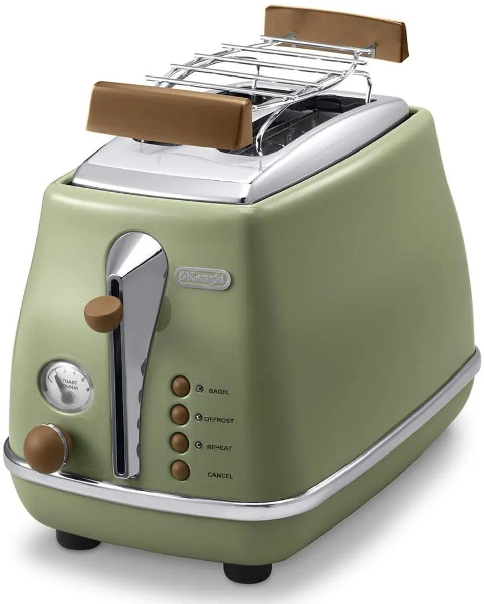 De'Longhi Icona Vintage CTOV2003.GR Broodrooster 2 Stuks