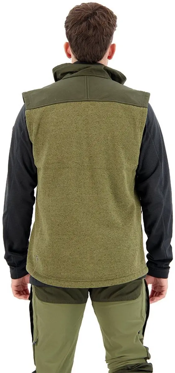 Fjällräven Buck Vest Heren, olijf/beige Maat M