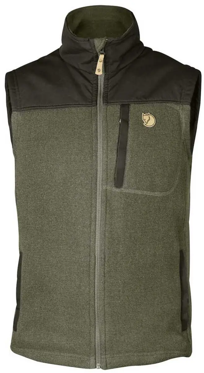 Fjällräven Buck Fleecevest - Olijf - M - afbeelding 2 van 6