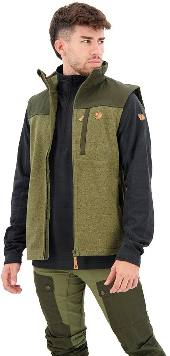 Fjällräven Buck Fleecevest - Olijf - M - afbeelding 6 van 6