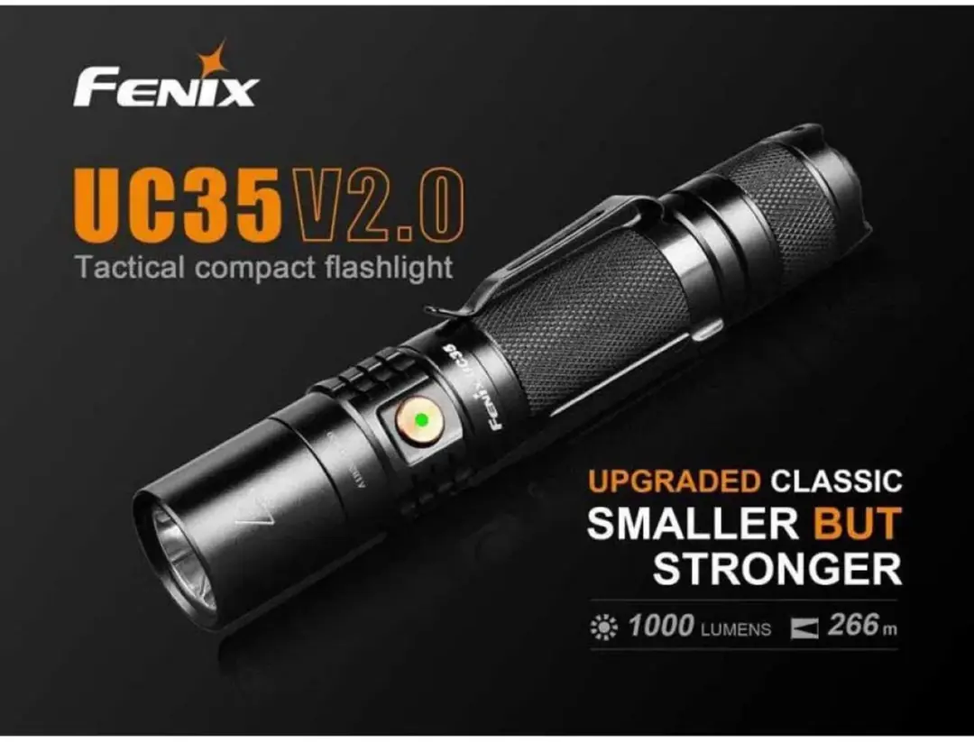 Fenix UC35 V2.0 Oplaadbare Ledzaklamp - 1000 lumen - afbeelding 3 van 6