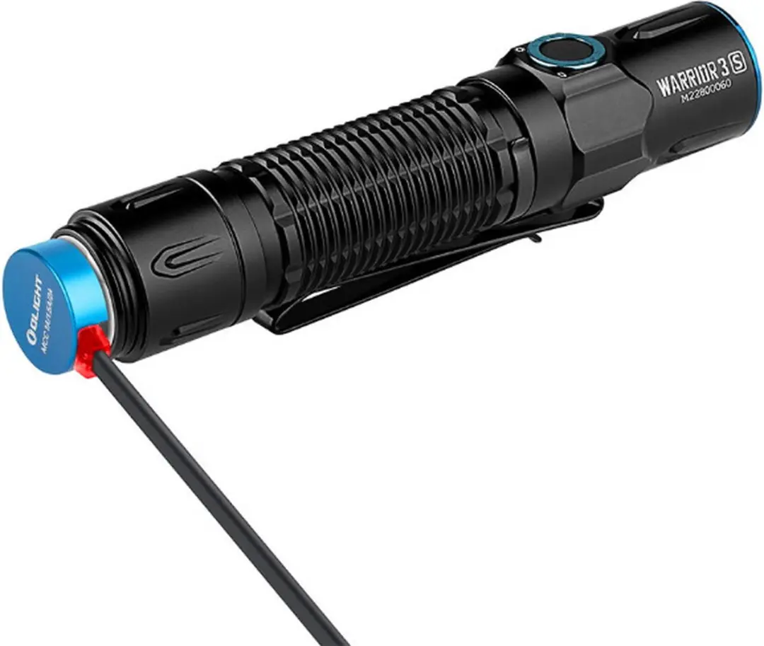 Olight Warrior 3S Zaklamp - 2300 lumen - Zwart - afbeelding 2 van 6