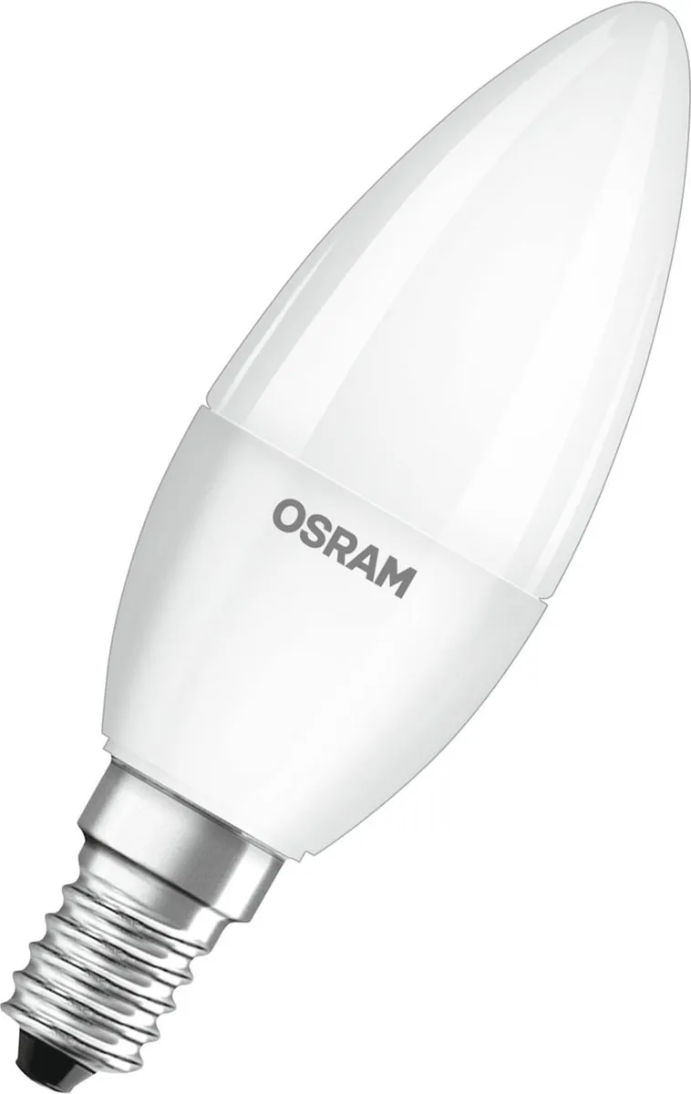 Osram LED Kaarslamp E14 4,9W 470lm Warm Wit