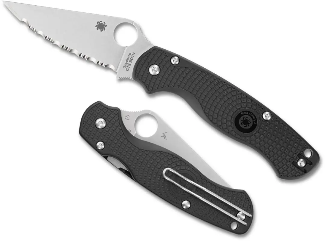 Spyderco Para Military 2 Black Lightweight SE