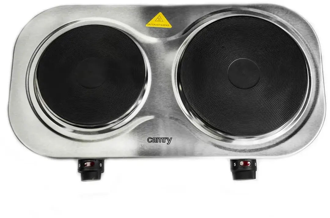 Camry CR 6511 Elektrische Kookplaat - Dubbel - 2500W - Zwart - afbeelding 4 van 6