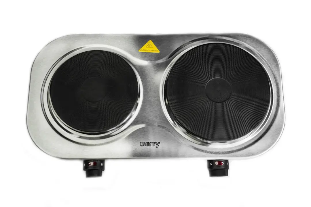 Camry CR 6511 Elektrische Kookplaat - Dubbel - 2500W - Zwart - afbeelding 2 van 6