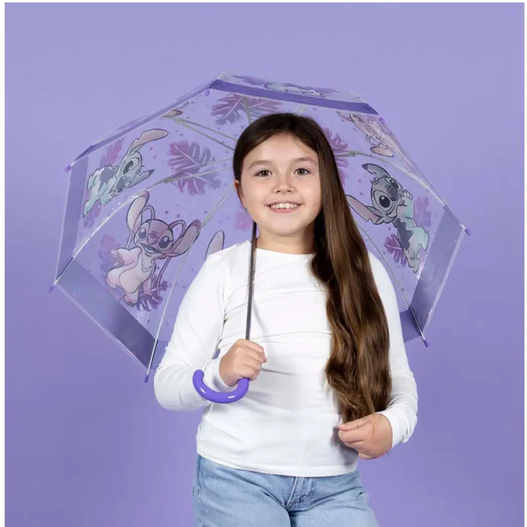 Lilo & Stitch Kinderparaplu - Transparant - afbeelding 5 van 6