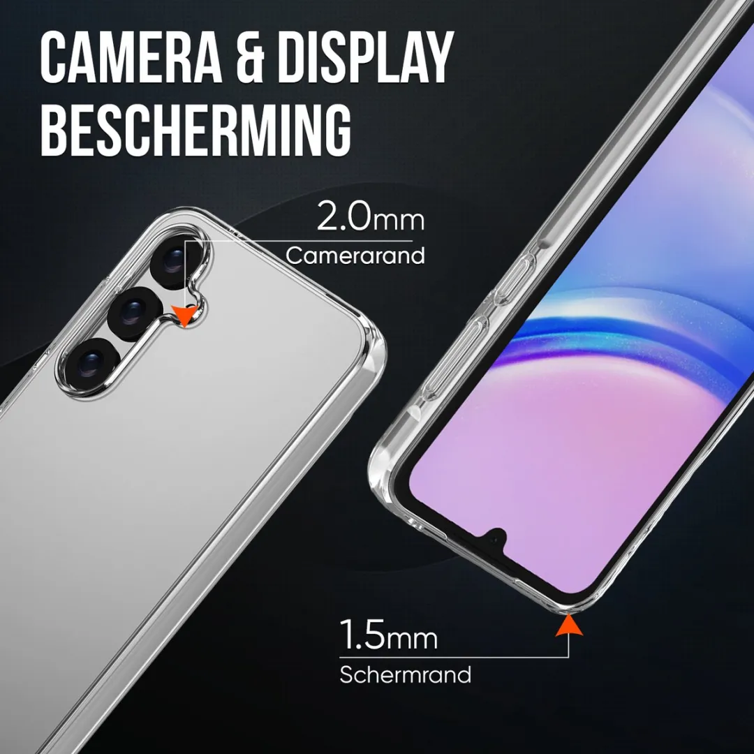 NUVEX Hoesje Samsung Galaxy A15 - Transparant