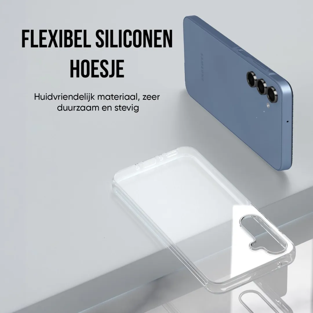 NUVEX Hoesje Samsung Galaxy A15 - Transparant