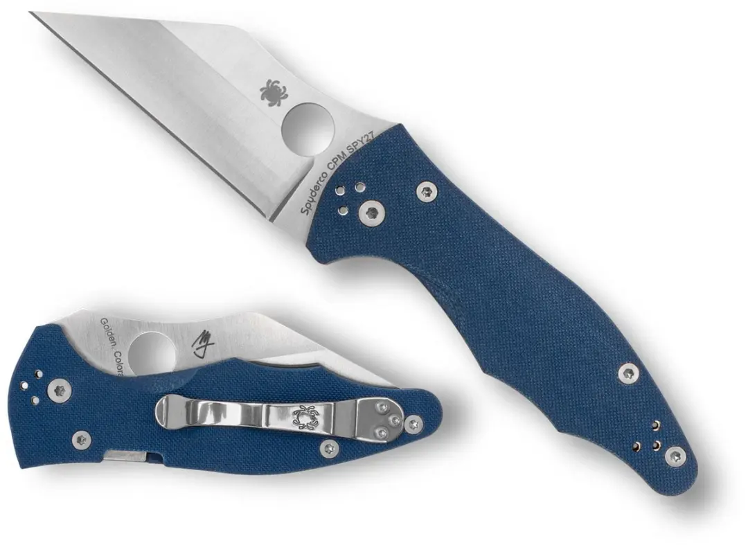Spyderco Yojimbo 2 Cobalt Blue CPM SPY27 PE