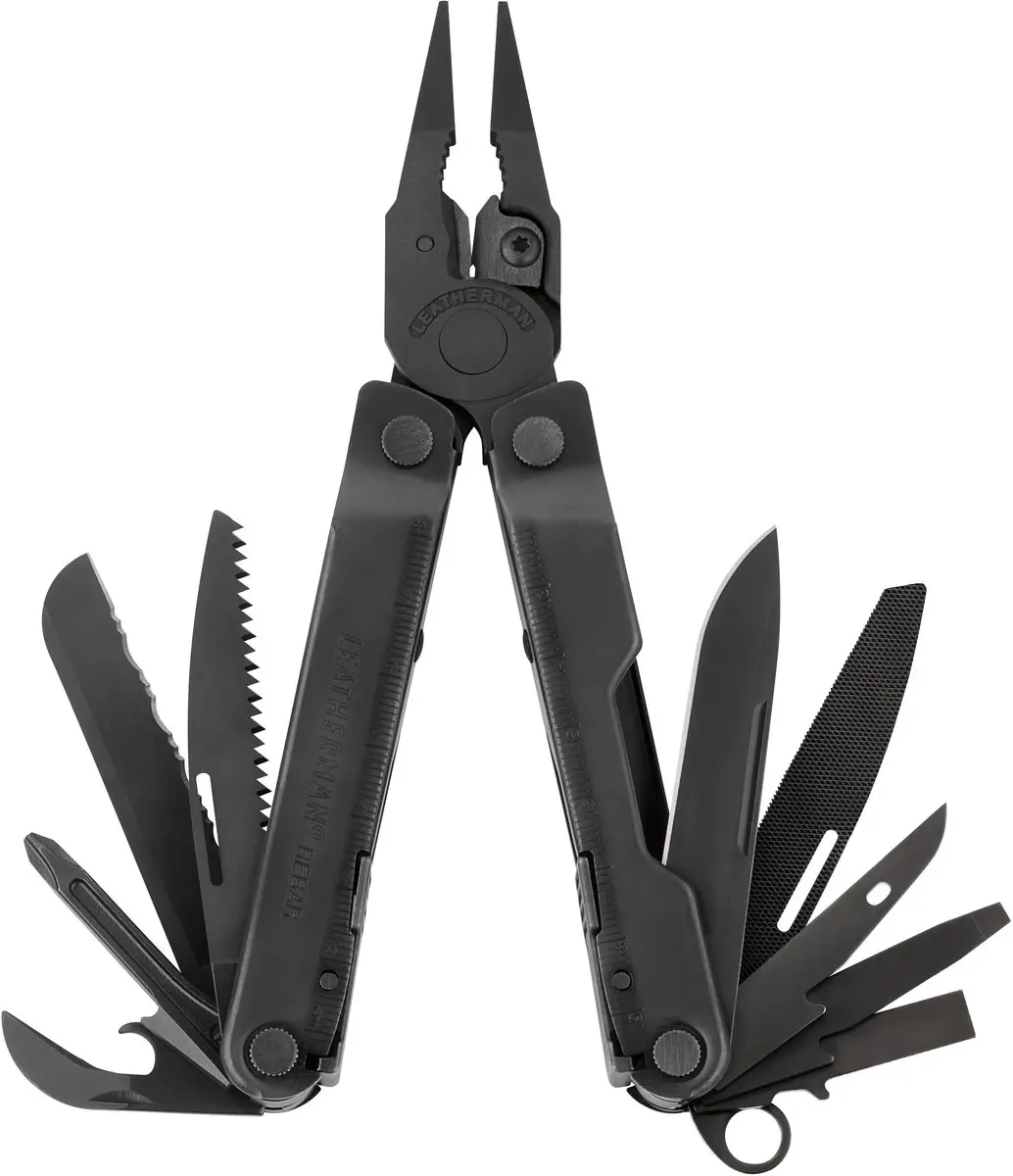 Leatherman Rebar Multitool - 17 Functies - Zwart - afbeelding 2 van 6