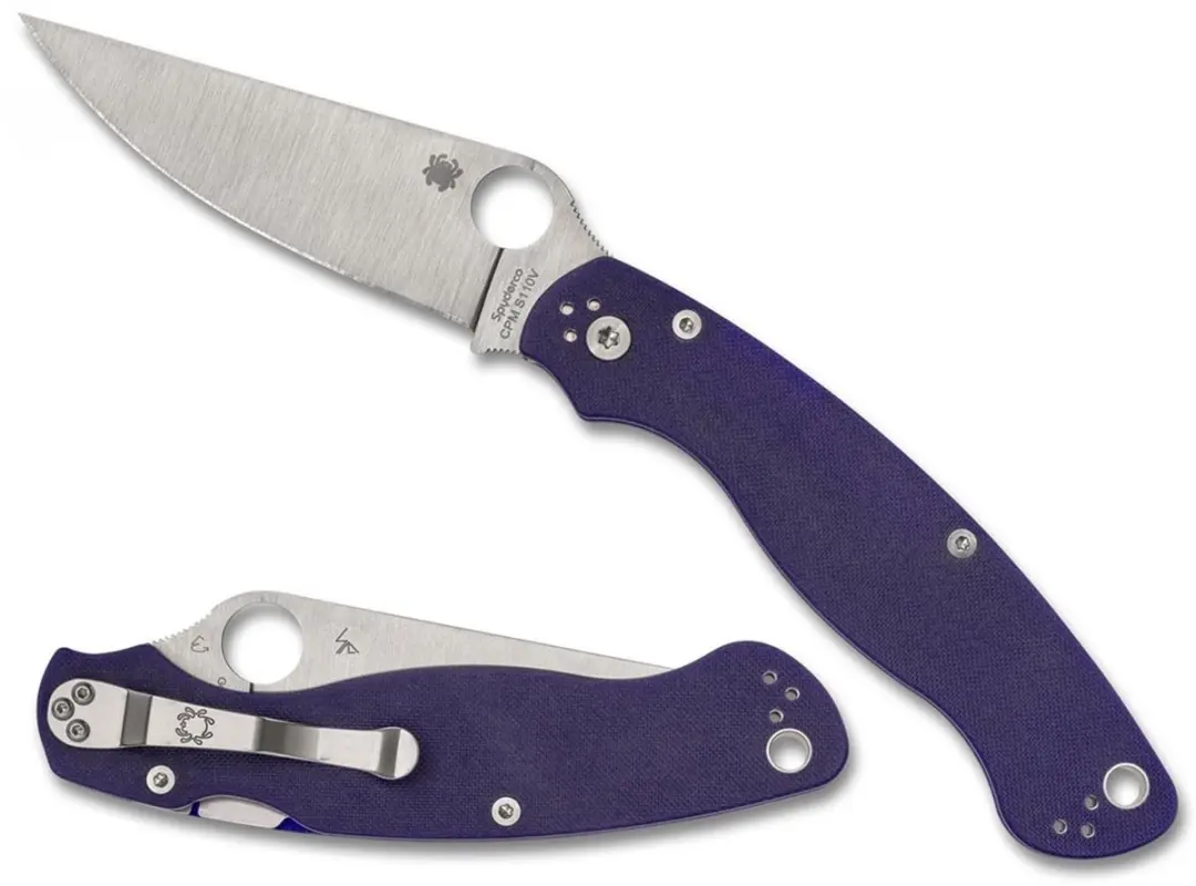 Spyderco Zakmes Military 2 Dark Blue CPM S110V PE