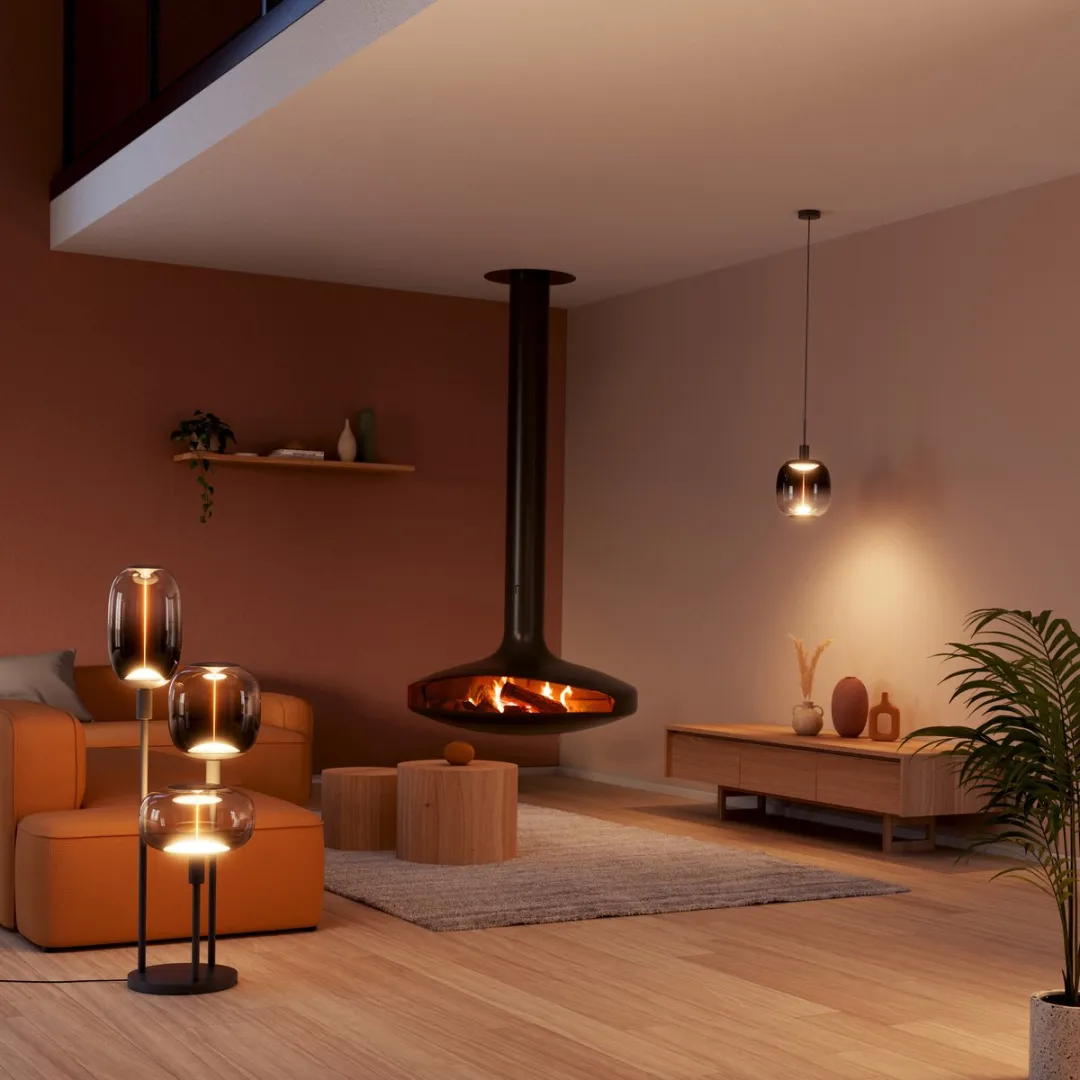 Osram Decor Stick Floor Grondlamp 3xE27 - Donkergrijs