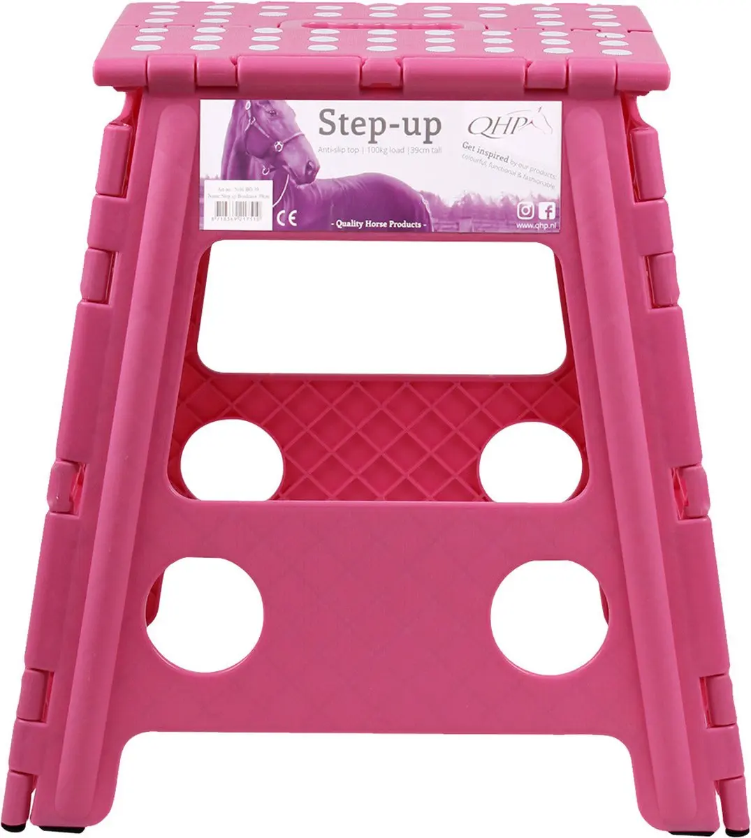 Epplejeck Step-Up Opstapkrukje 100 kg - Roze - afbeelding 6 van 6