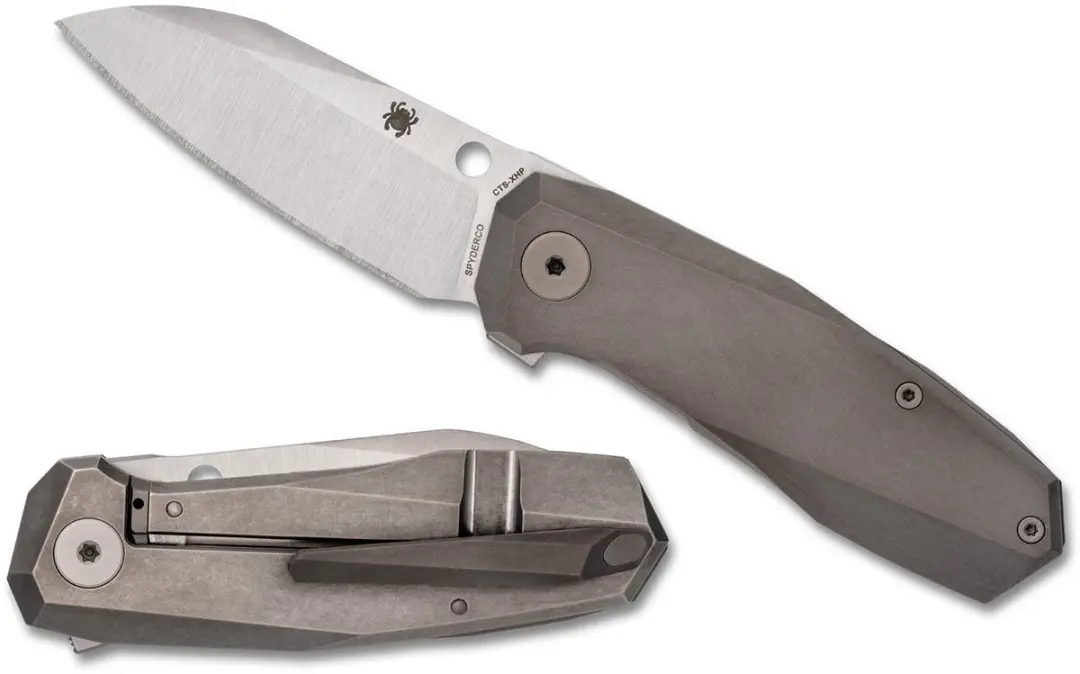 Spyderco Techno 3 Titanium CTS XHP PE