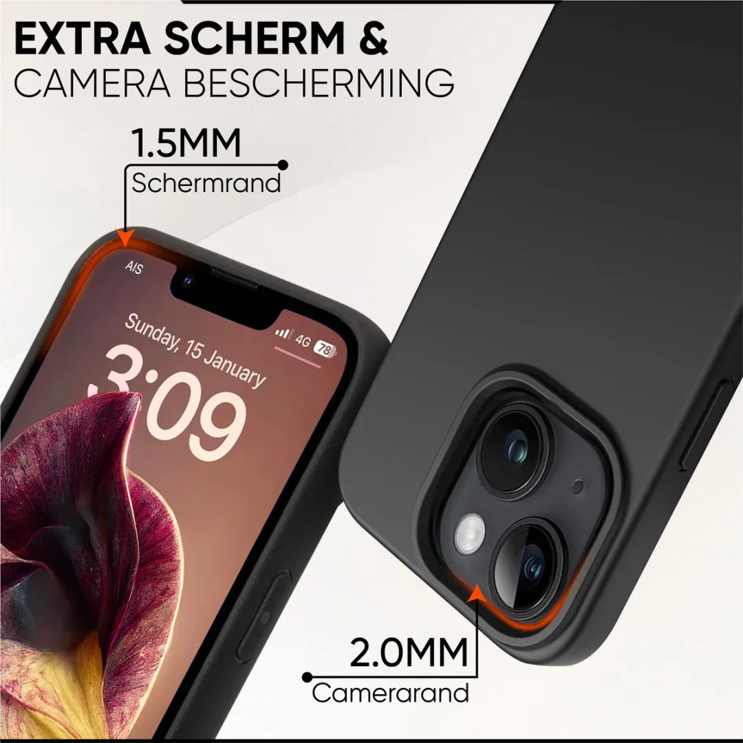 NUVEX iPhone 14/13 Hoesje - Zwart - MPN 8720892373663