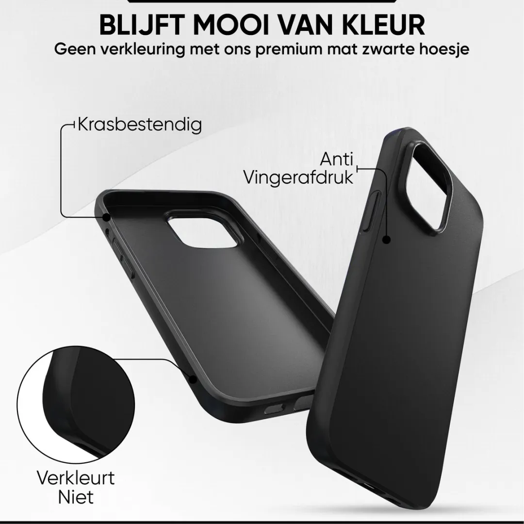 NUVEX iPhone 14/13 Hoesje - Zwart - MPN 8720892373663 - afbeelding 6 van 6