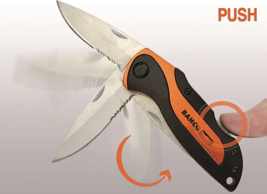 Bahco Sportmes 148mm - Oranje/Zwart