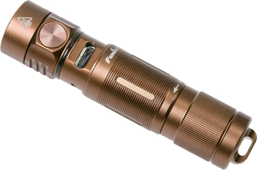 Fenix E05R Sleutelhangerzaklamp FEE05R-BR - 400 Lumen - Bruin - afbeelding 3 van 4