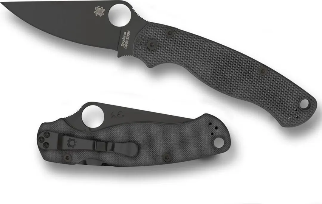 Spyderco Zakmes Paramilitary 2 Black / Black CPM S30V PE