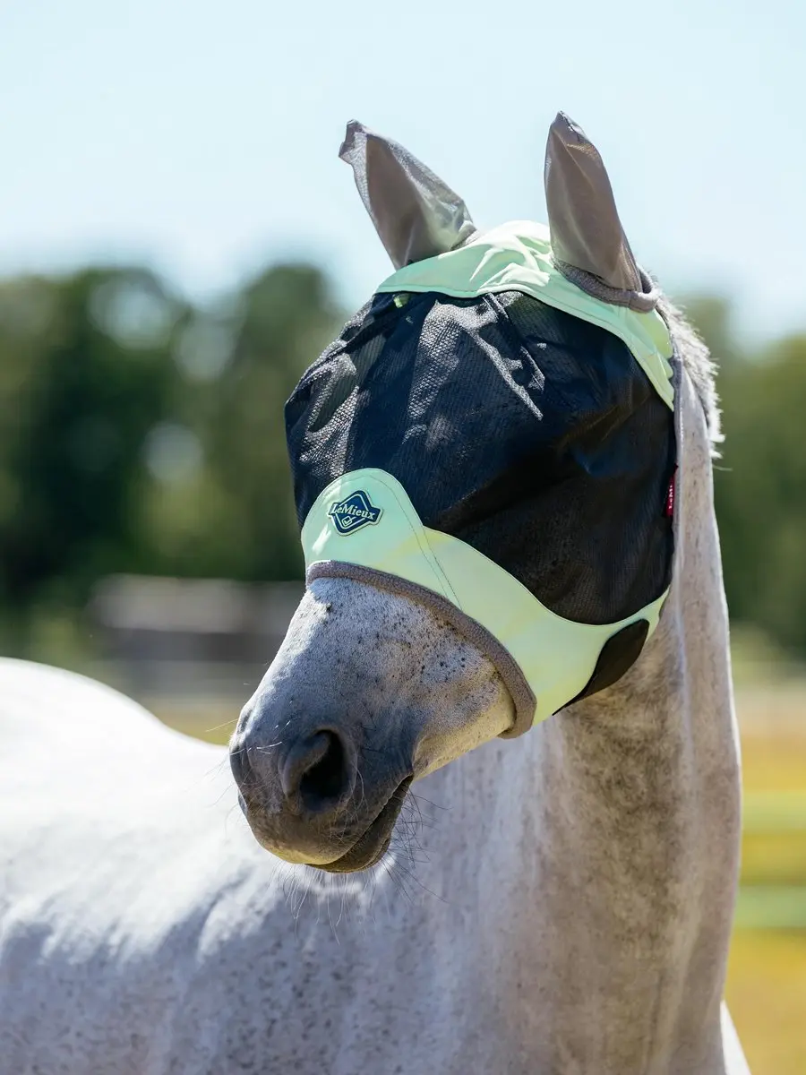 LeMieux Visor Tek Vliegenmasker X-Full Fondant