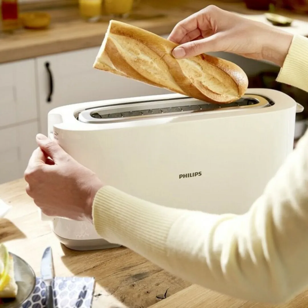 Philips HD2590/00 Broodrooster - 2 Sandwiches - 1030W - Wit