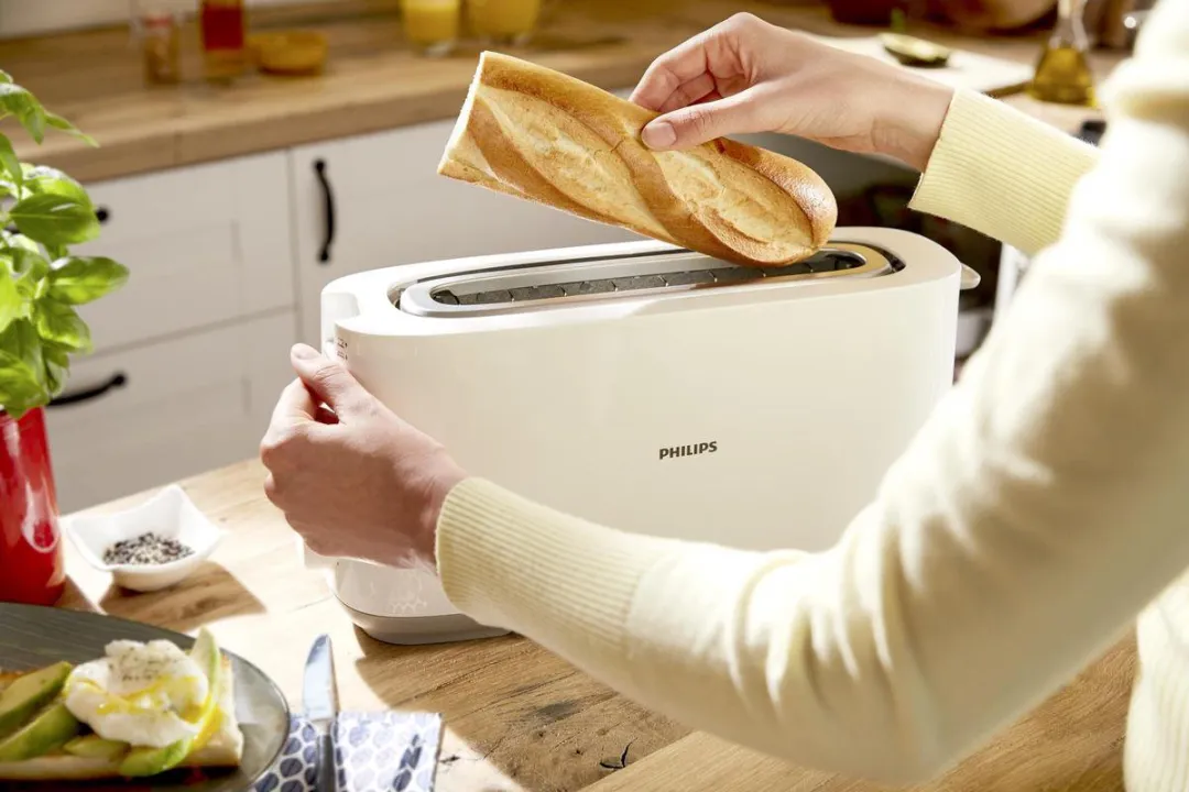 Philips HD2590/00 Broodrooster - 2 Sandwiches - 1030W - Wit