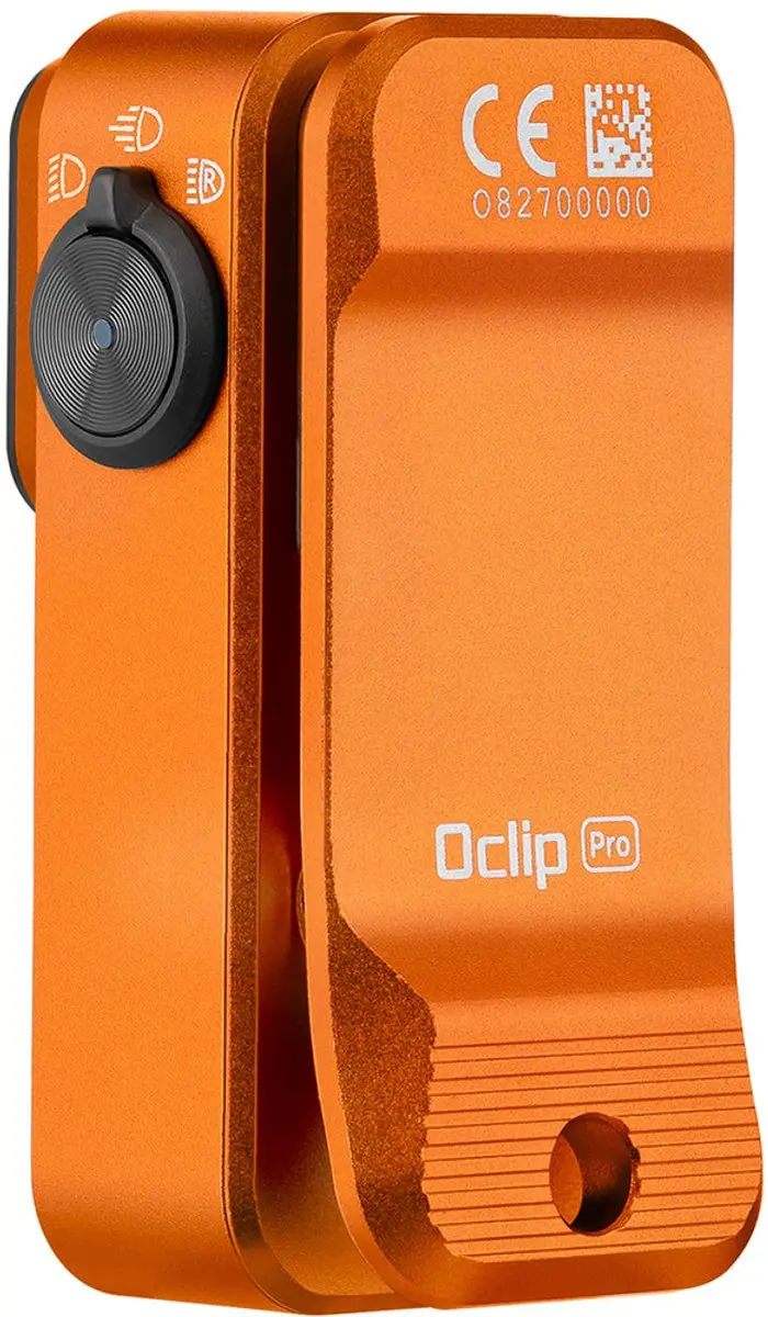 Olight Oclip Pro Zaklamp - 500 lm - Oranje - afbeelding 2 van 6
