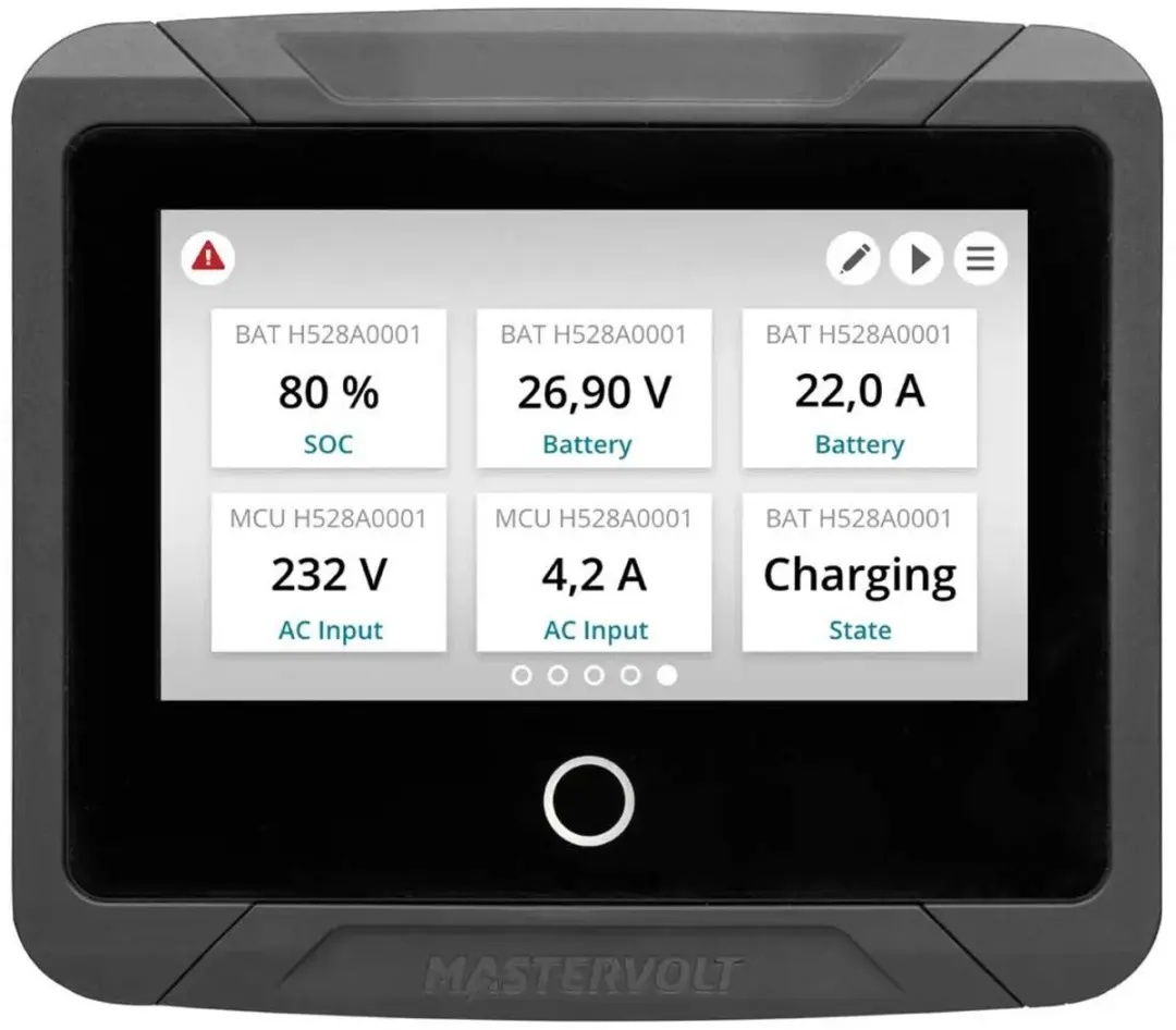 Mastervolt EasyView 5 Waterdichte Systeemmonitor - Grijs - afbeelding 3 van 6
