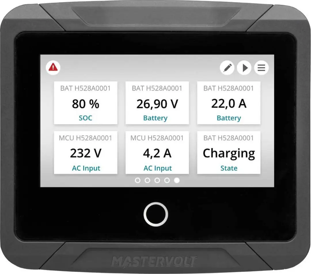 Mastervolt EasyView 5 Waterdichte Systeemmonitor - Grijs - afbeelding 2 van 6