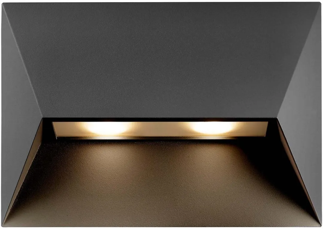 Nordlux Pontio 27 Wandlamp 2xGU10 - Zwart