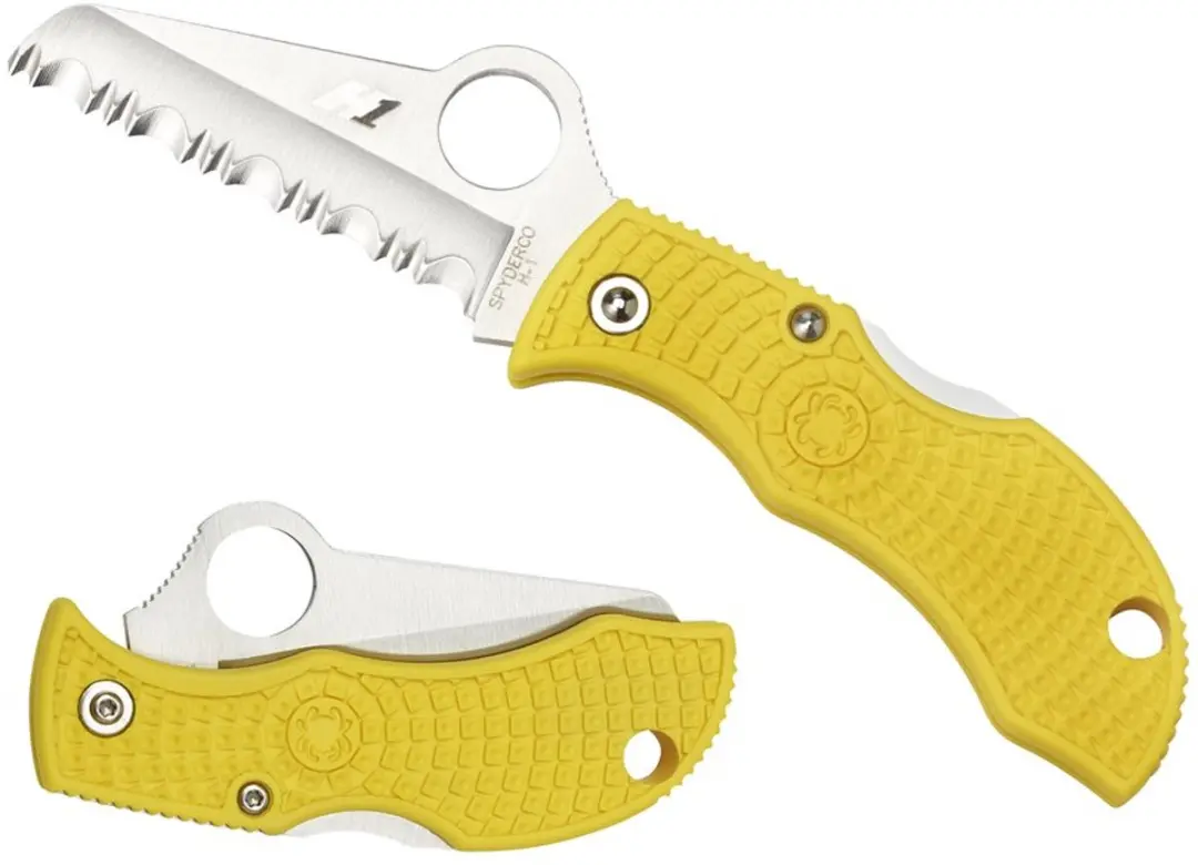Spyderco Zakmes ManBug Lightweight Salt Yellow H-1 PE