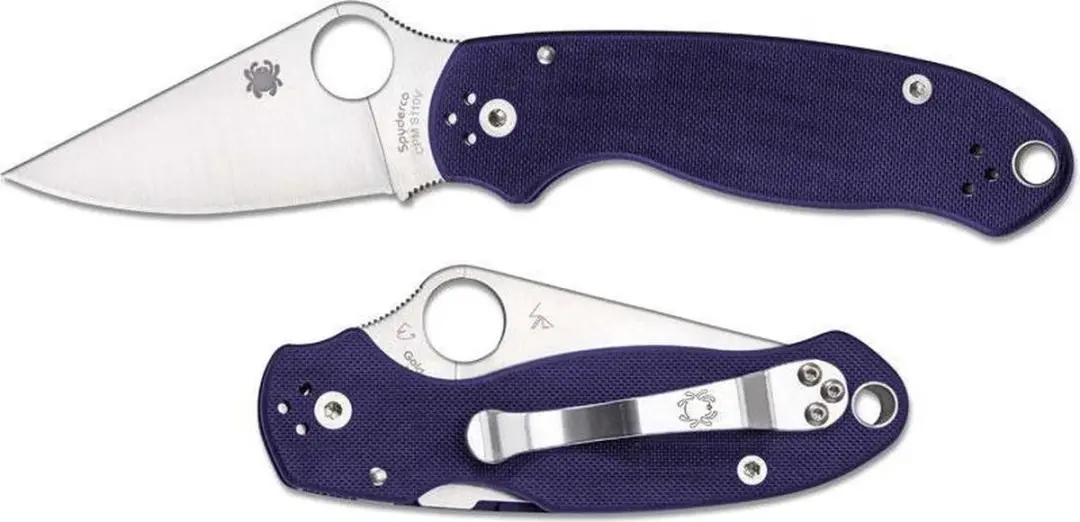 Spyderco Zakmes Para 3 Dark Blue S110V PE
