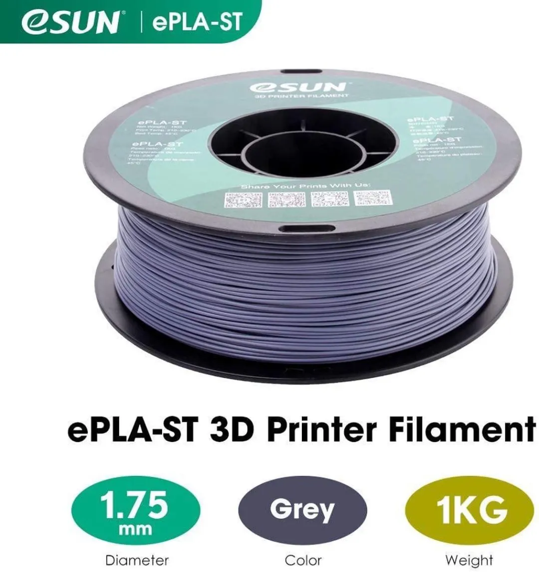 ESUN ePLA-ST Filament 1.75mm Grijs 1kg