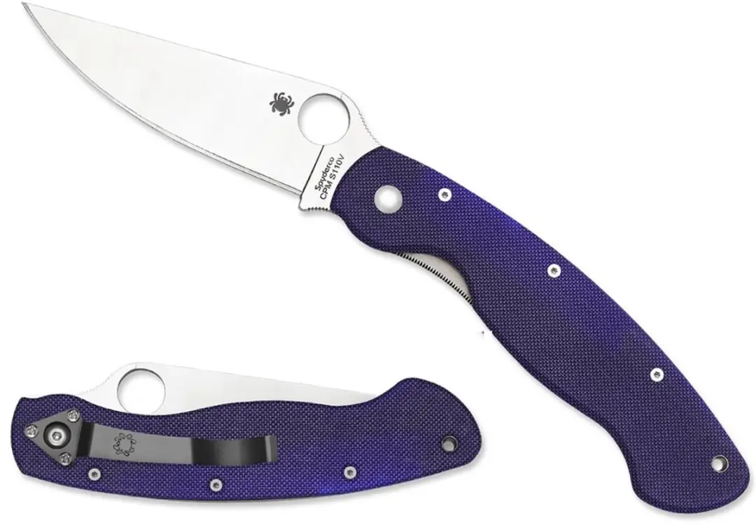 Spyderco Zakmes Military Dark Blue CPM S110V PE