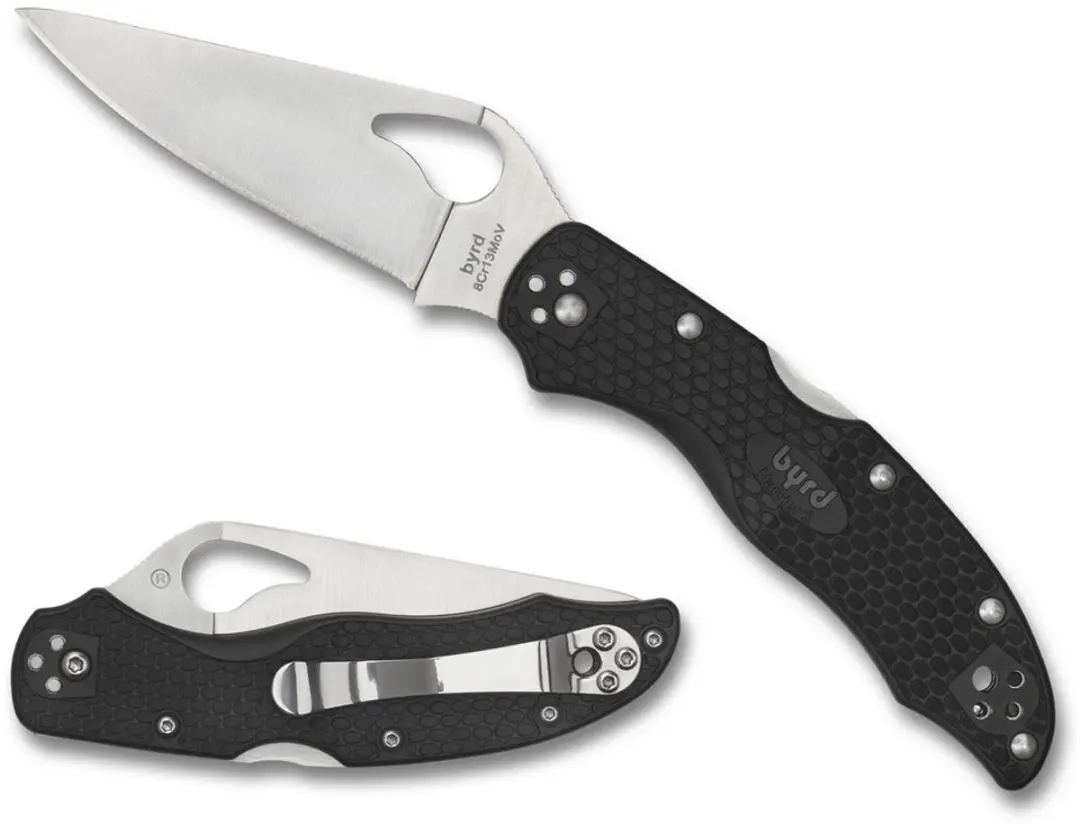 Spyderco Zakmes Byrd Harrier 2 Lightweight Black 8Cr13MoV PE