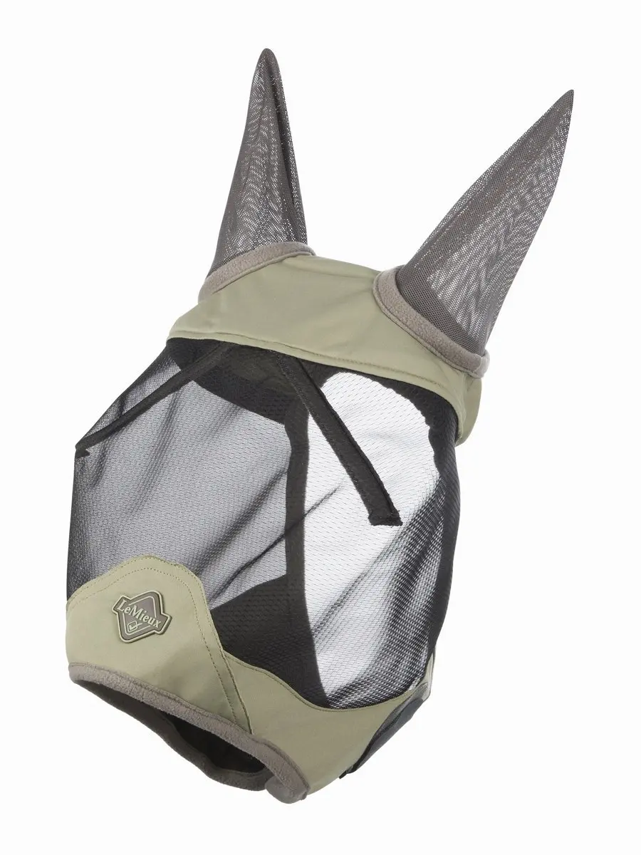 LeMieux Vliegenmasker Visor-Tek Fern Shetland Groen Full Mask